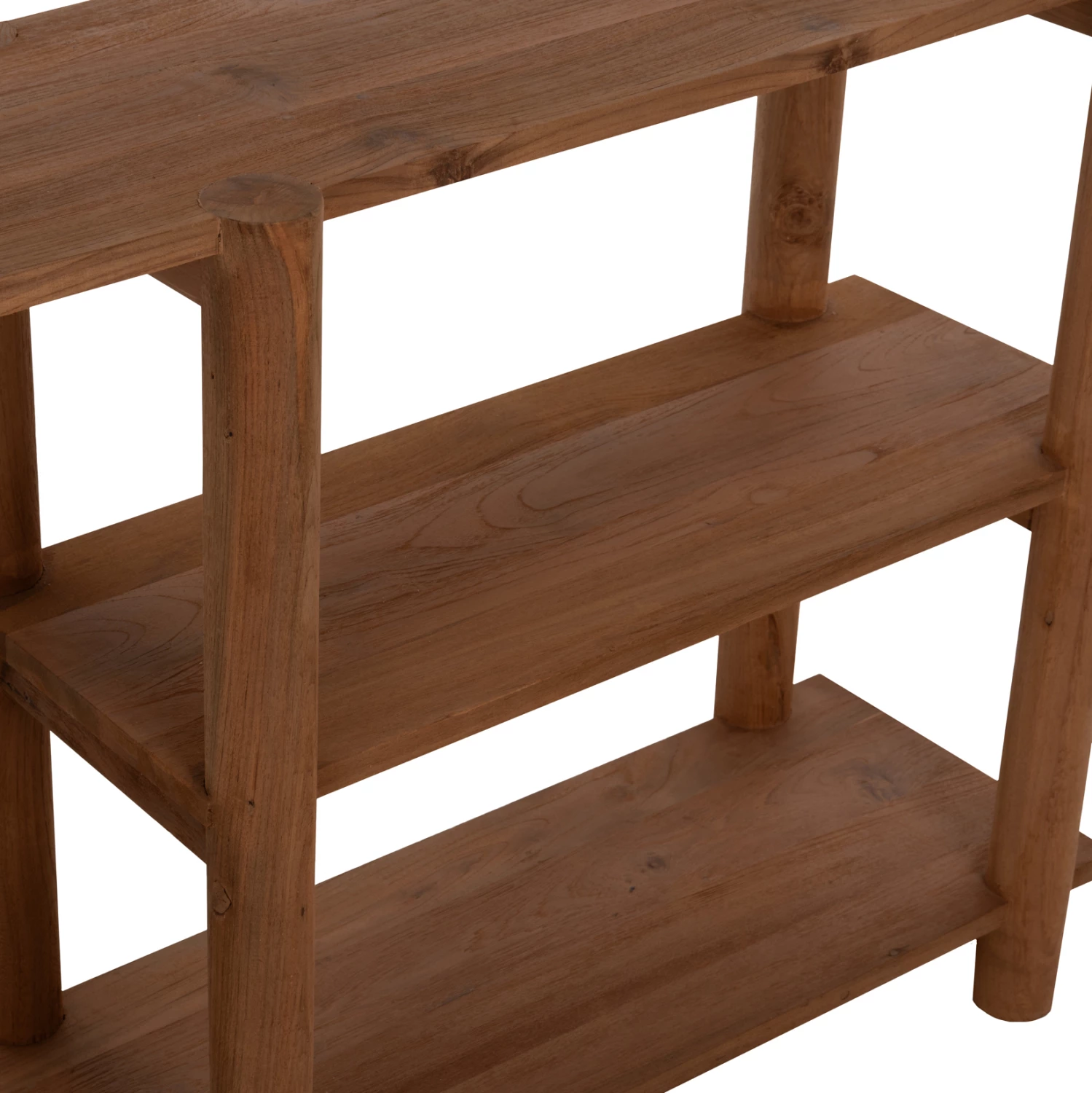 Konzola KUTAI FH9638 iz recikliranega tikovega lesa v naravni rustikalni barvi 120x35x80H cm