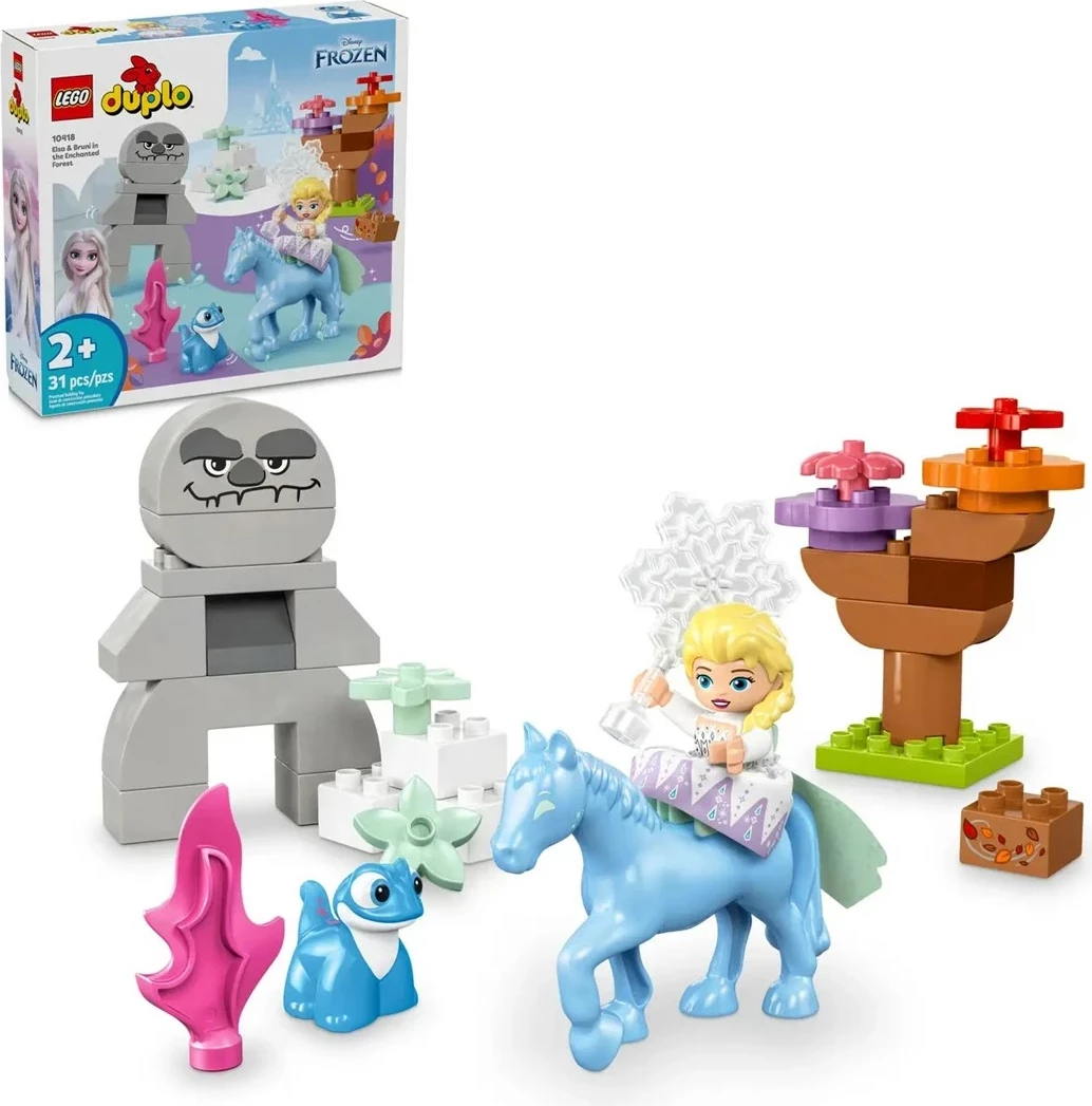 Igralni set v očarjanem gozdu, LEGO DUPLO 10418 Elsa in Bruni