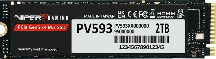 SSD 2TB M.2 PCI-E Gen5 x4 NVMe2 Patriot Viper PV593