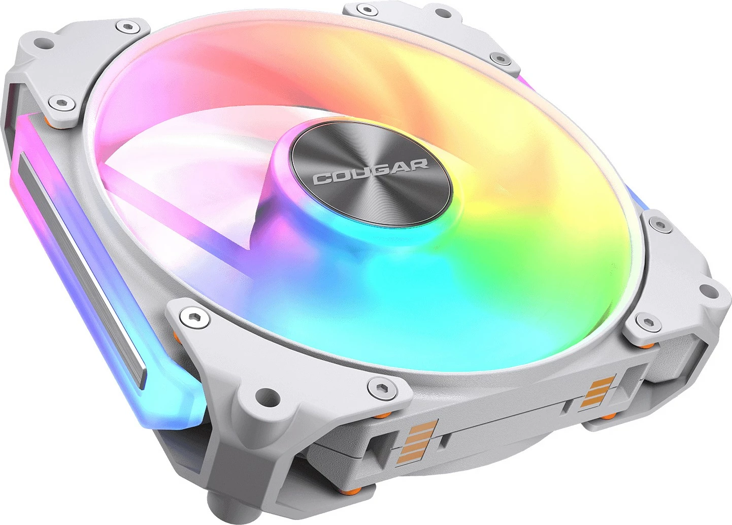 Ventilator za računalniško ohišje Cougar Apolar 120 ARGB, 120 mm, obrnjena rezila, bel
