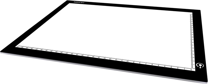 Osvetljena risalna tabla Huion L4S, LED, A4, USB, črna