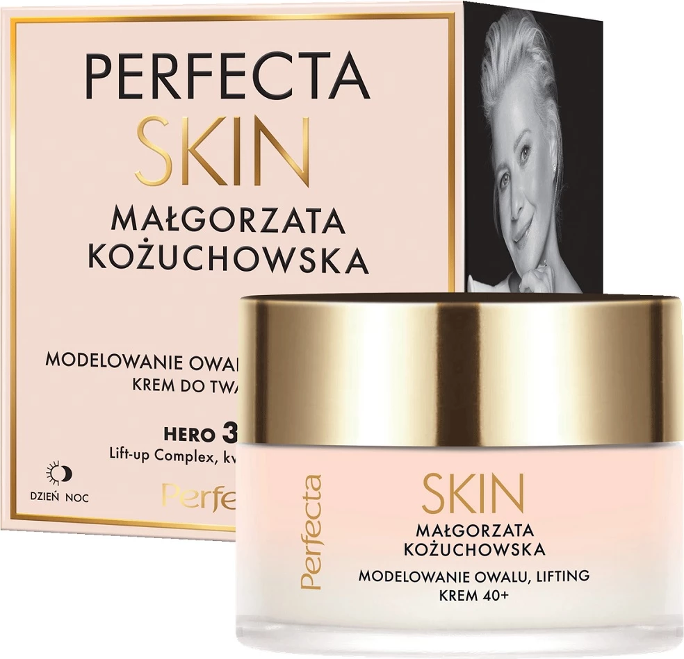 Oblikovalna in lifting krema za obraz za ženske Perfecta Skin Małgorzata Kożuchowska, 40+, 50 ml