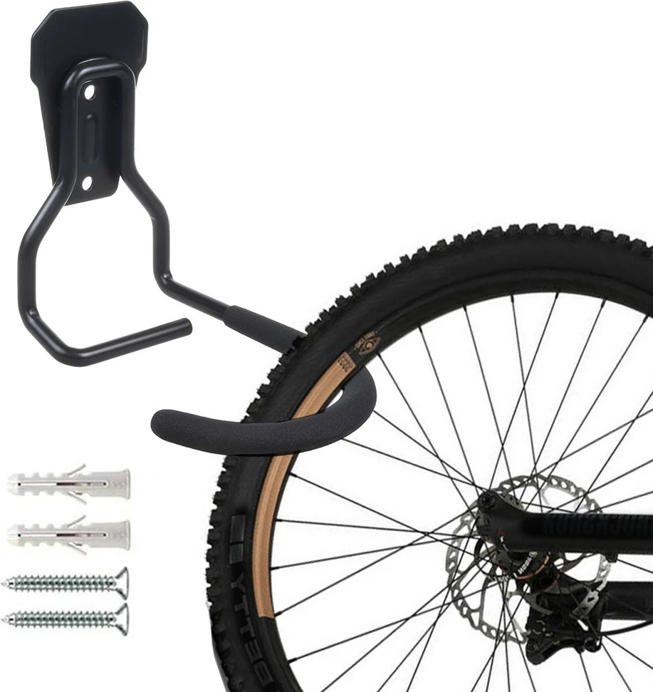 Stenski nosilec za kolo, Maclean MC-433, jeklo, črn