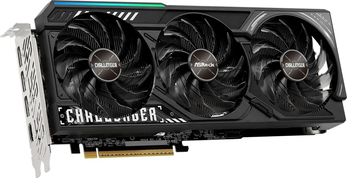 Grafična kartica Asrock Challenger RX9070XT, 16 GB, GDDR6, modra