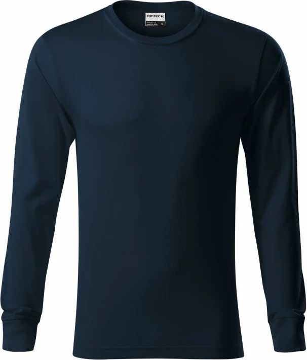 Majica z dolgimi rokavi Rimeck Resist za moške, temno modra