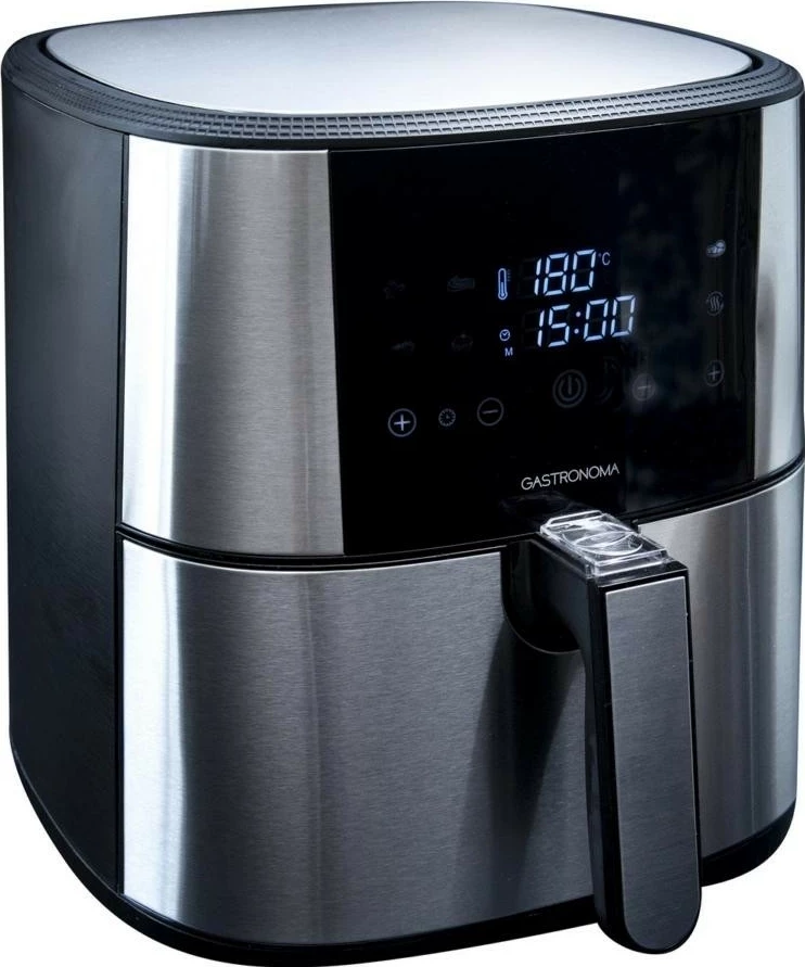 Cvrtnik brez olja Gastronoma 18290002, 6 L, srebrn