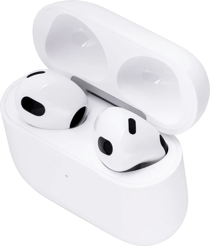 Slušalke 3. generacije z ohišjem za polnjenje Lightning, Apple AirPods, bele