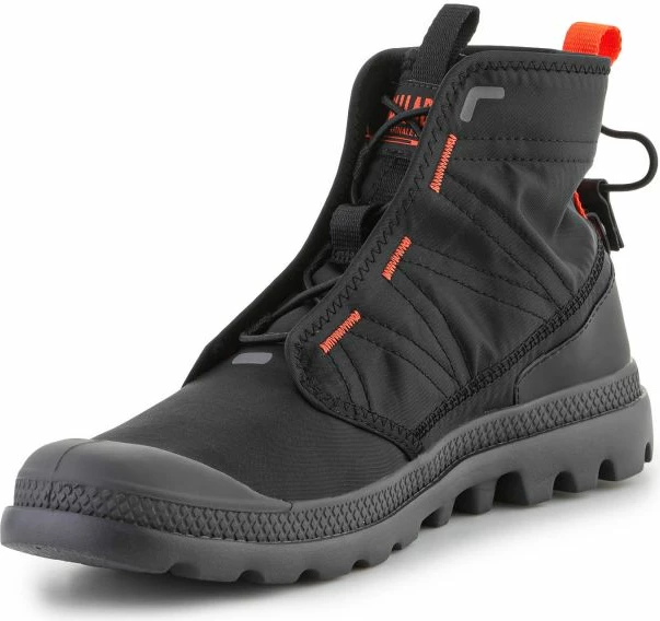 Visoke čevlje Palladium Pampa Travel Lite za oba spola, črni