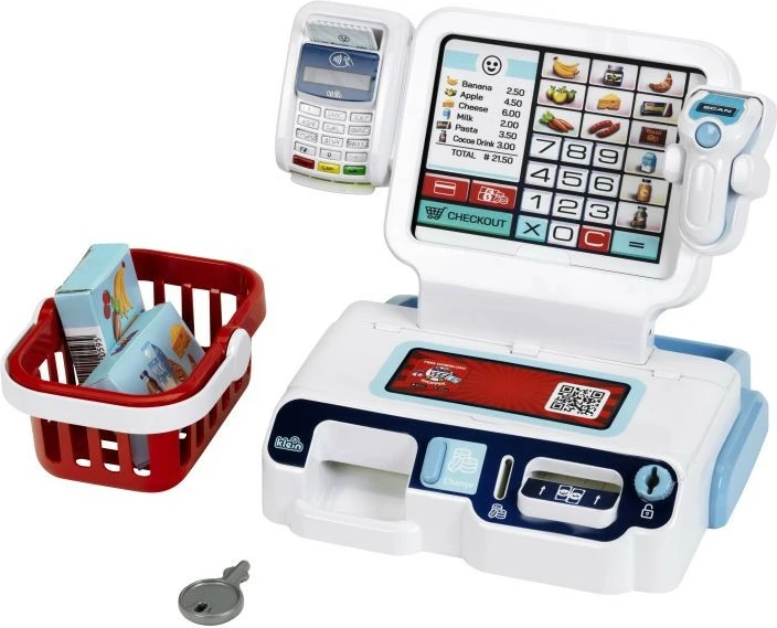 Igrača blagajna z aplikacijo Klein 7265, večbarvna, komplet dodatkov