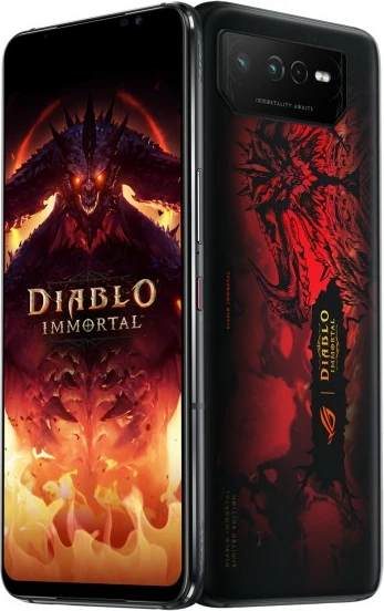 Igralni telefon ROG Phone 6 Diablo Immortal Edition, ASUS, 16 GB, 512 GB, 50 MP, Android 12, Hellfire Red