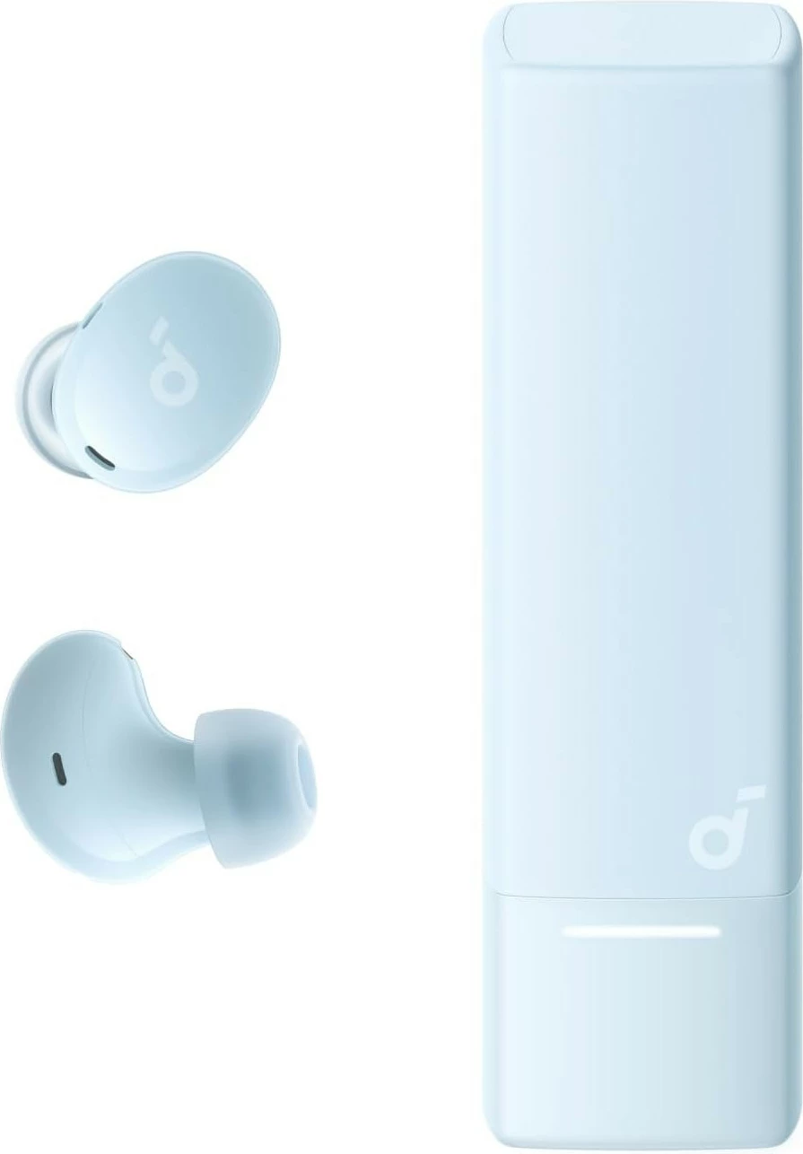 Brezžične slušalke z aktivnim dušenjem hrupa Anker Soundcore A30i, Bluetooth 5.4, IP54, modre
