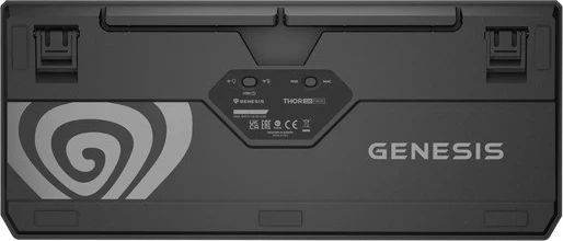 Mehanska brezžična tipkovnica z RGB osvetlitvijo Genesis Thor 230 TKL, Outemu Silent Lemon, črna