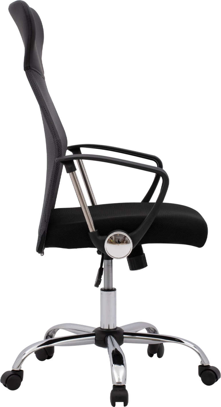 Pisarniški stol CABLE FH1000.10 Črna Siva Mreža kromirana noga 61x58x118