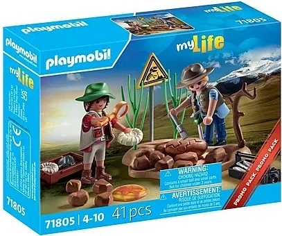 Set z arheološko tematiko Playmobil My Life 71805, 41 delov
