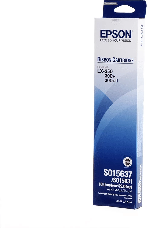 Trak za matrični tiskalnik, Epson C13S015637, za LX-350/LX-300+/LX-300+II, črn