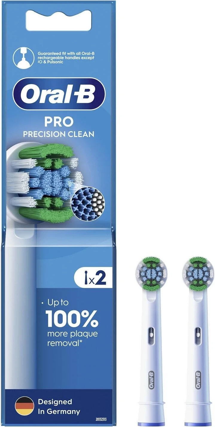 Natančna glava ščetke Oral-B EB20 Precision Clean, 2 kosa, bela