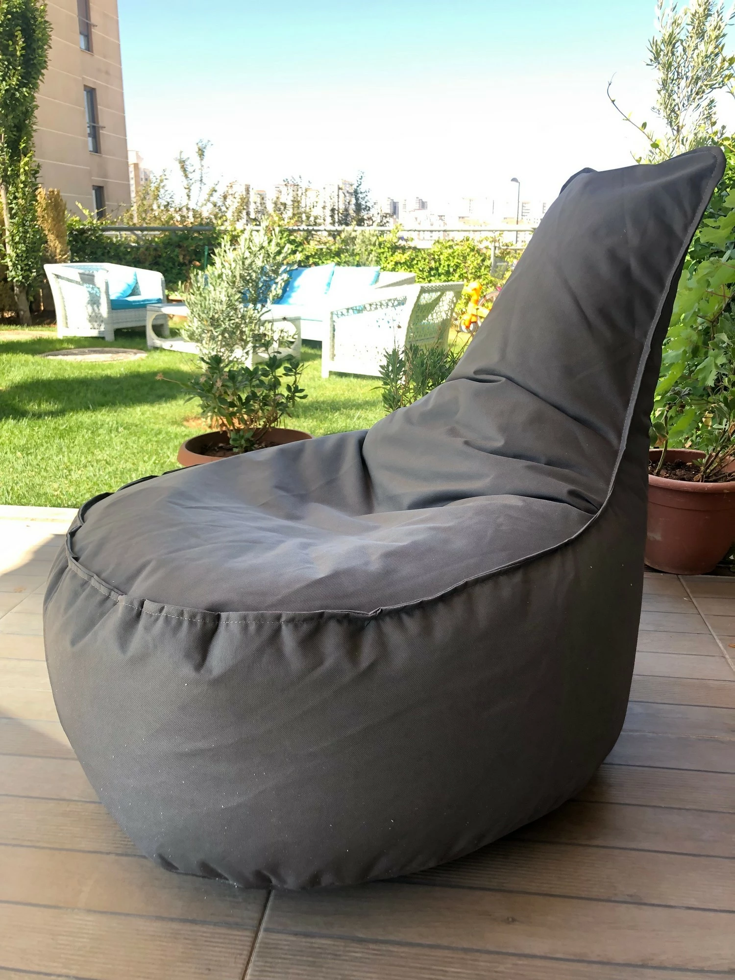 Sedežna vreča siva, Atelier del Sofa, Aktif