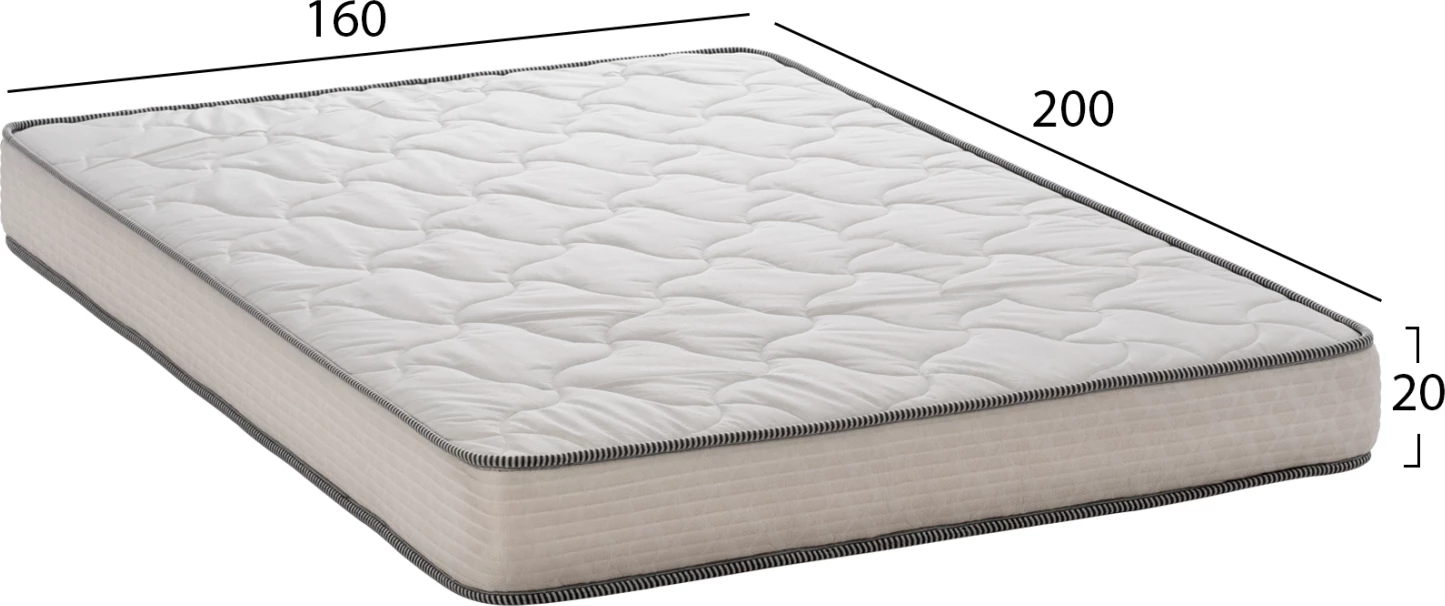 Vzmetnica DREAMTOPIA, serija RELIEF, 160X200cm