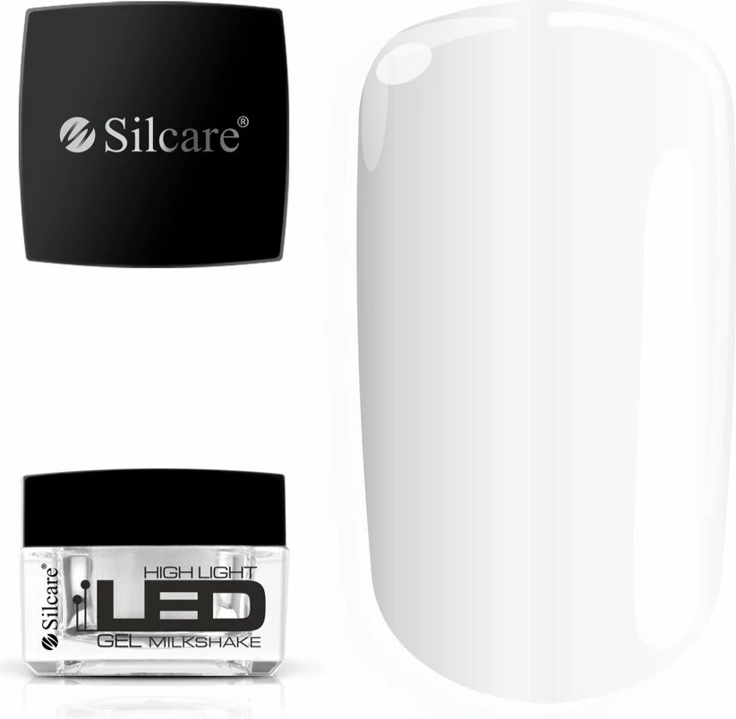 Gel za nadgradnjo nohtov Silcare High Light LED Gel Milkshake, za ženske, 30 g, Milkshake