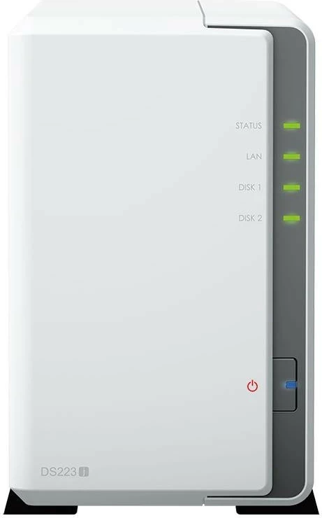 NAS za shranjevanje Synology DS223J, 2x HAT3300-6T (2x 6TB)