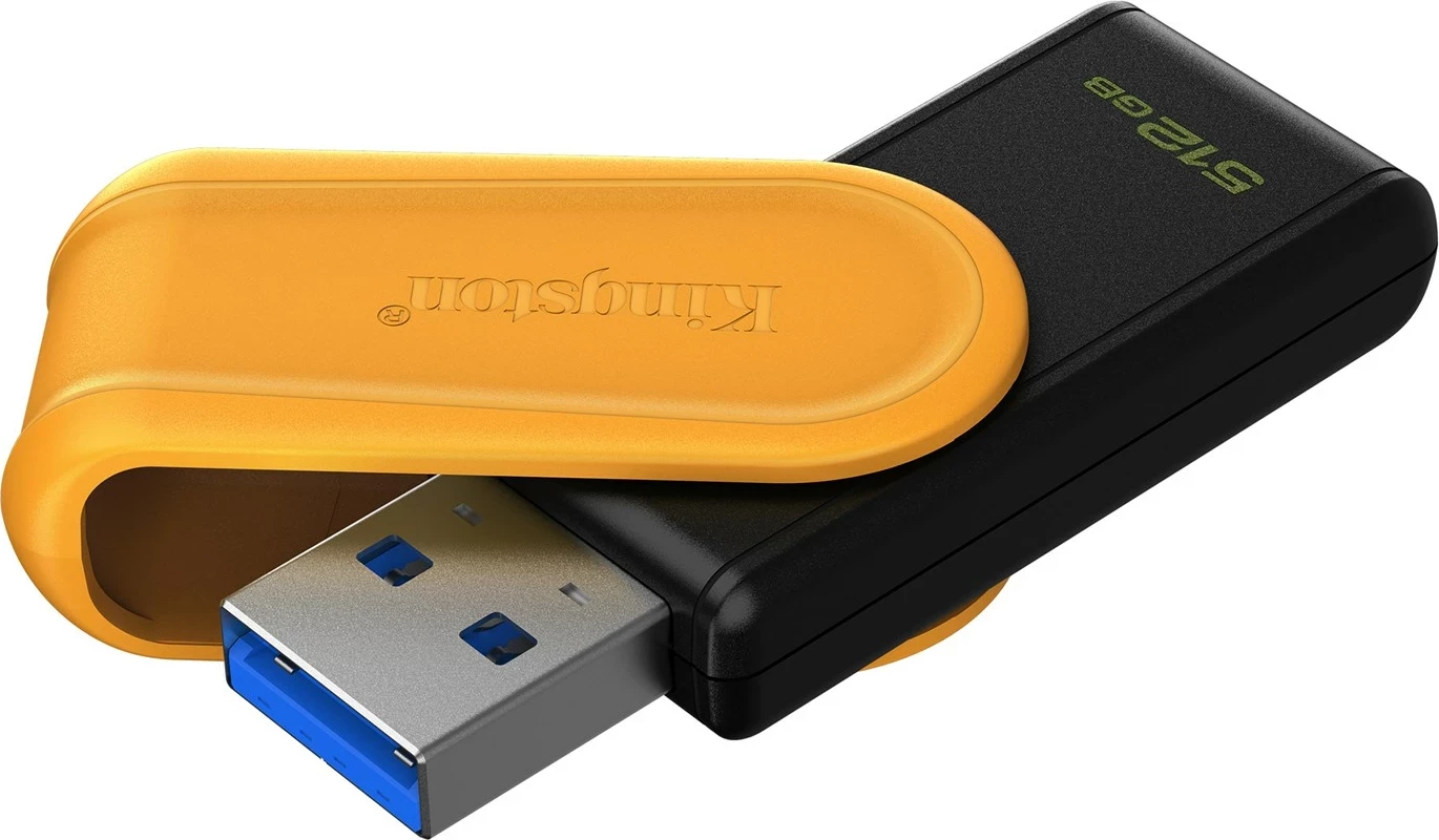 Prenosna USB-pomnilnik 512 GB, Kingston DataTraveler Exodia S, USB 3.2, črno/rumena