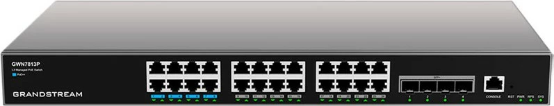 Upravljen L3 switch Grandstream GWN7813P, Gigabit Ethernet, PoE