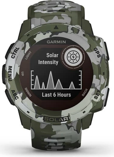 Pametna ura z sončnim polnjenjem Garmin Instinct SOLAR Camo Edition Lichen Camo