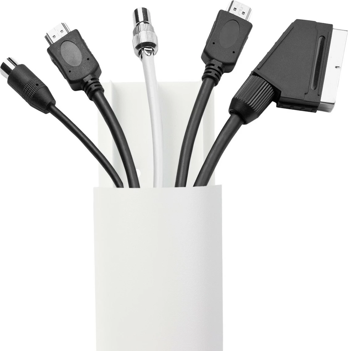 Aluminijasta kanaleta za kable Maclean MC-814 W, 75 cm, bela