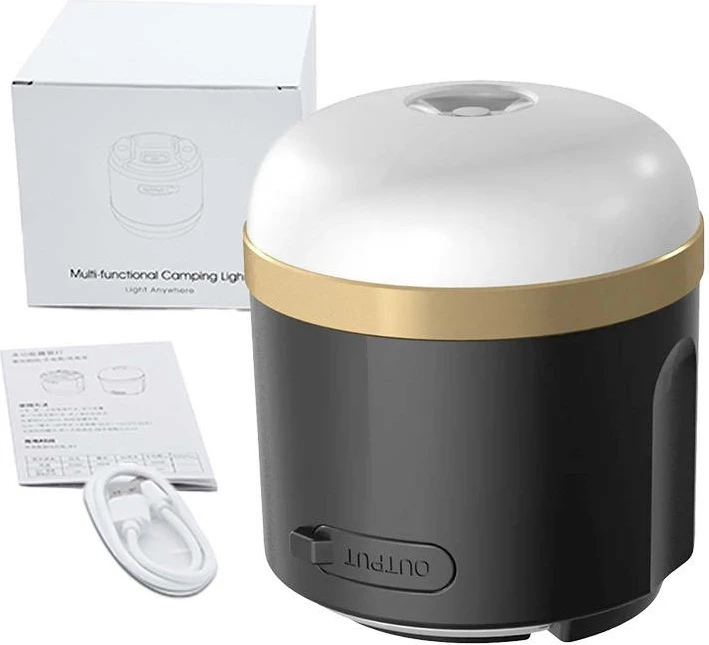 Kamping svetilka z powerbankom EcoFlow SCLI-B, 7200 mAh, bela/črna