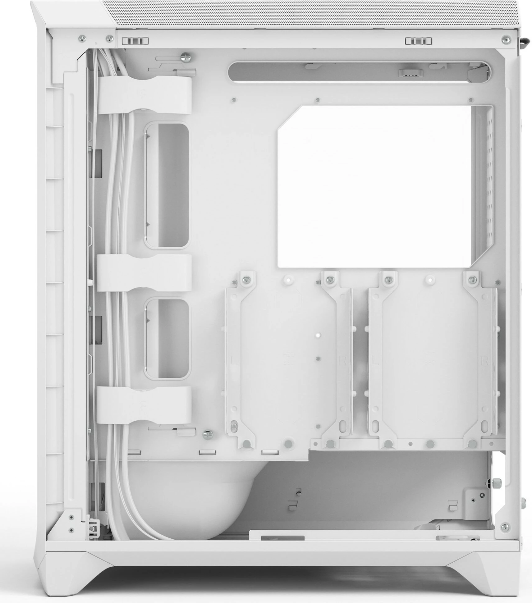 Računalniško ohišje Fractal Design Meshify 3, midi tower, kaljeno steklo, belo