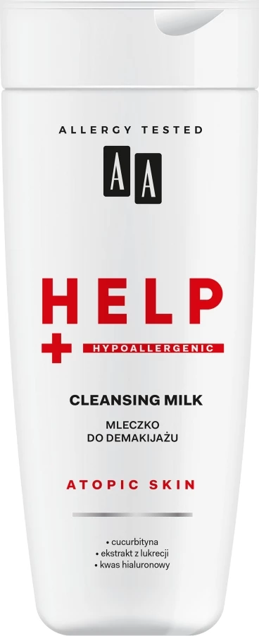 Mleko za odstranjevanje ličil AA Help Cera Atopowa unisex 200 ml