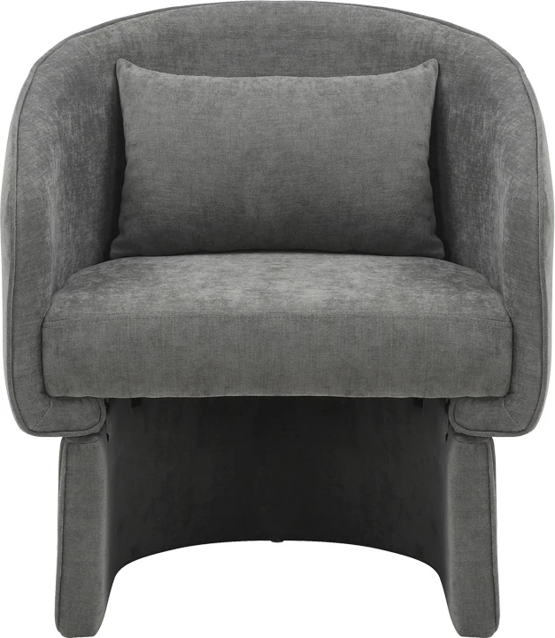 Kavč/stol iz tkanine, siv, Playmob, 69x65x79 cm