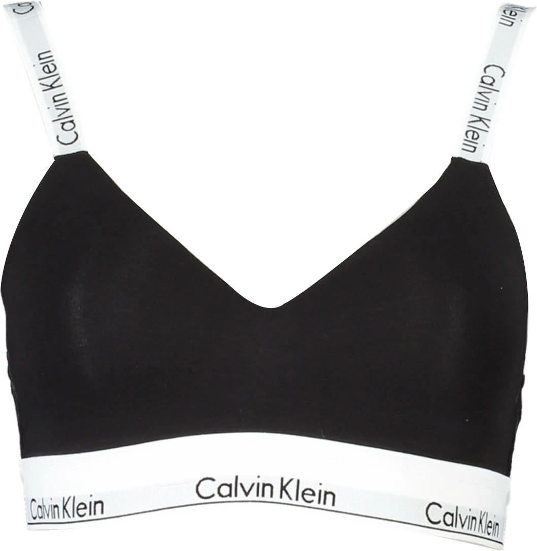 Modrček bralette za ženske Calvin Klein, črn