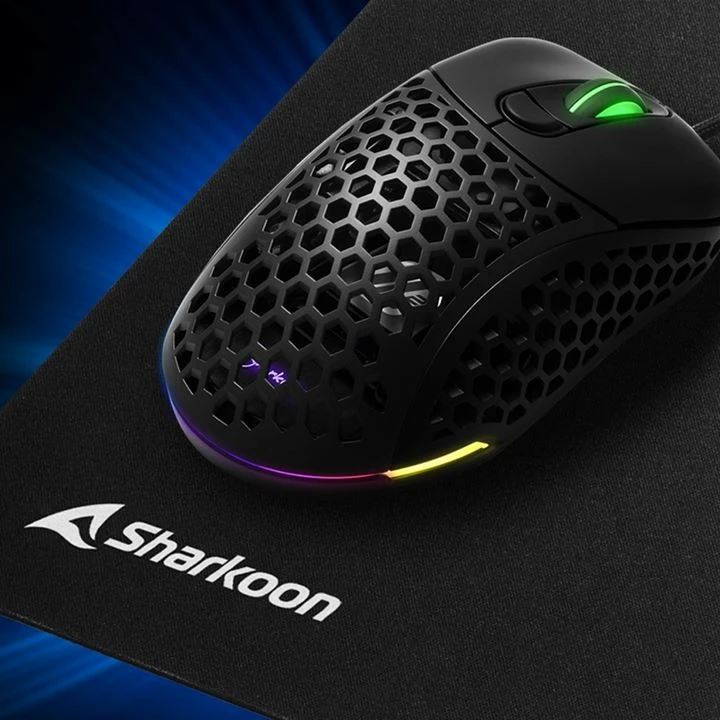 Gaming podloga za miško 1337 V2 Sharkoon, M, črna