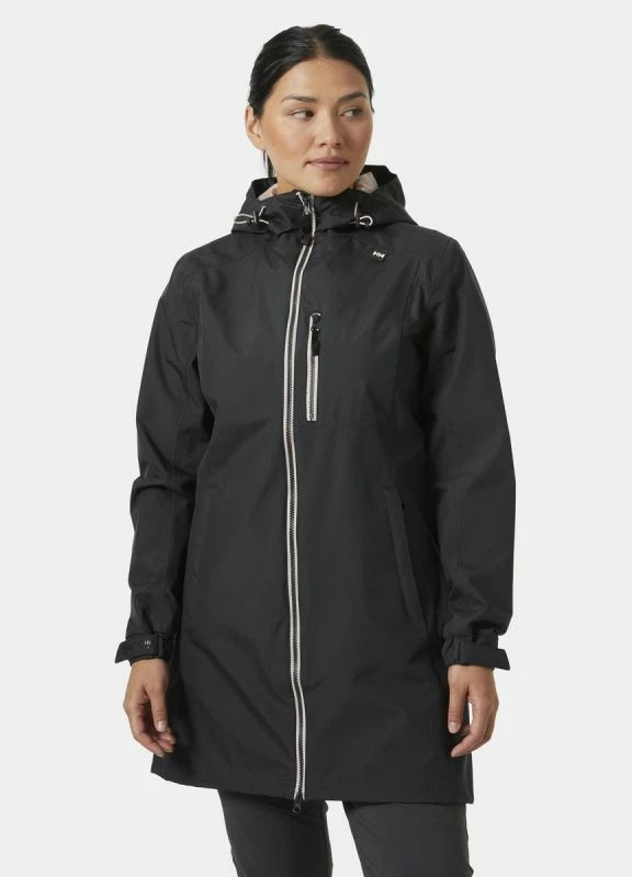 Dolga jakna za ženske Helly Hansen, črna
