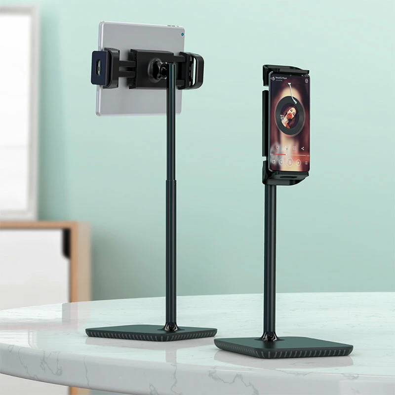 Teleskopski stalak za mizo Acefast E4 za telefon in tablico, 135–230 mm, 360°, črn