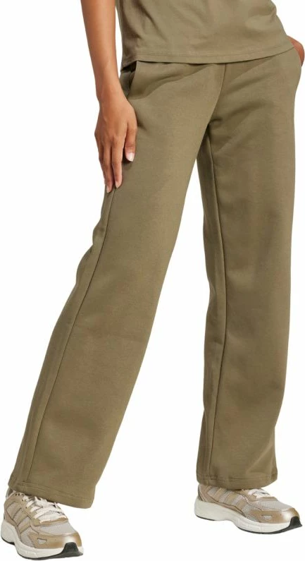 Prosto-krojene hlače adidas ženske, zelene