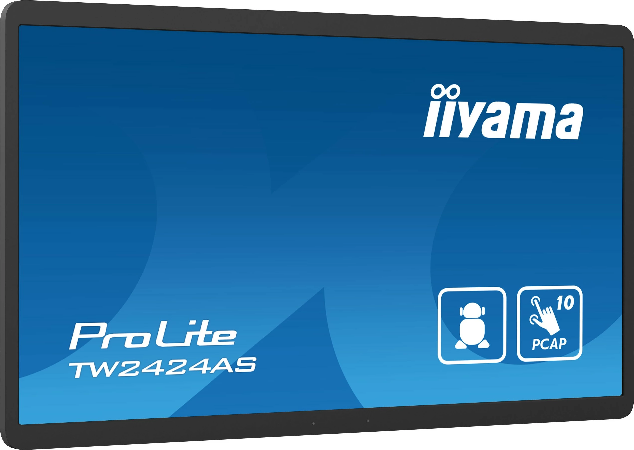 Monitor z dotikom iiyama TW2424AS-B1, 23.8", 1920 x 1080, Wi‑Fi, črn