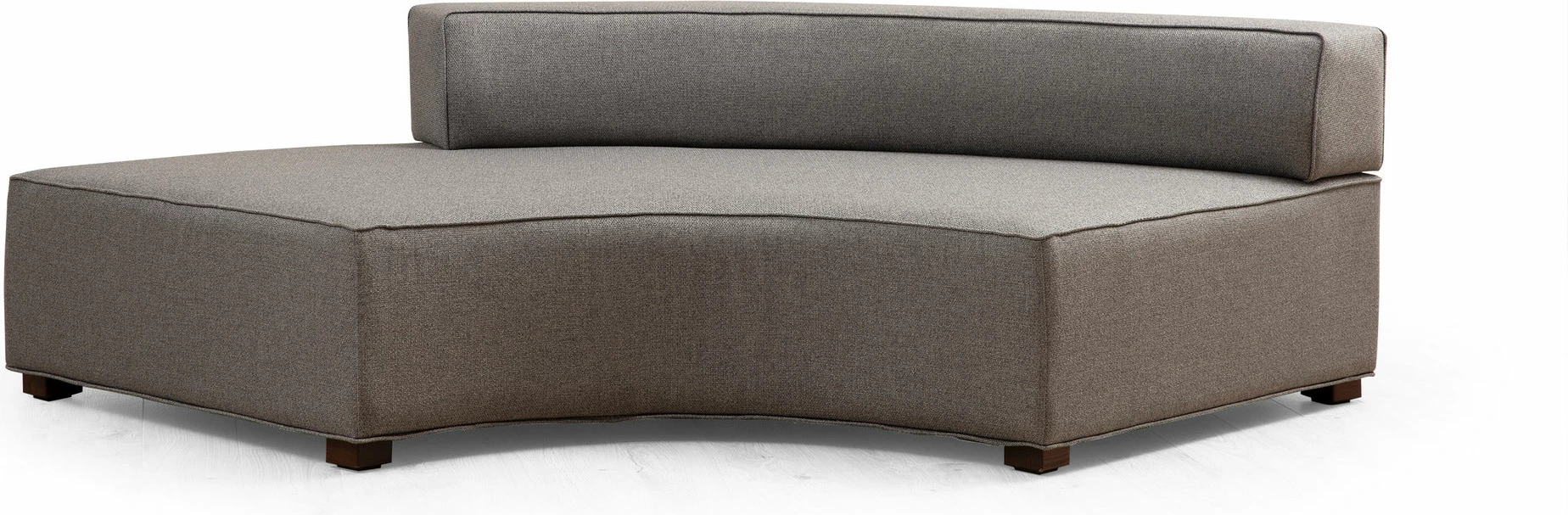 Kotna sedežna garnitura Gondol-1 (L3-CHL), Atelier del Sofa, siva