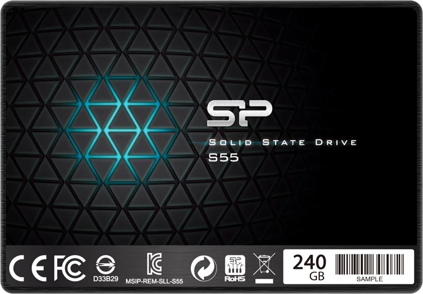 SSD Slim S55, 2,5'', 240 GB, Silicon Power