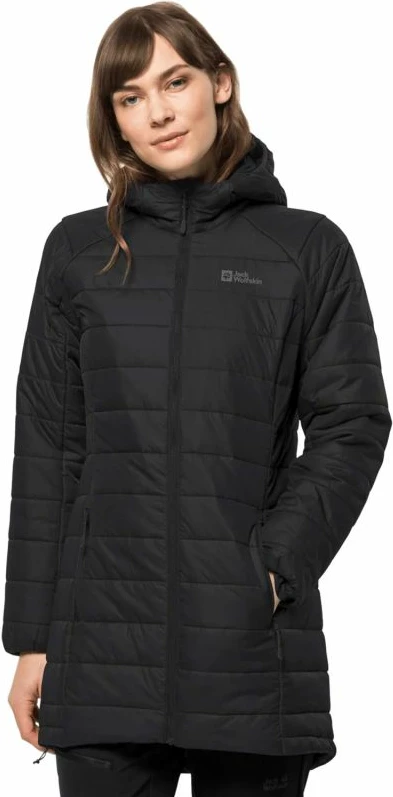 Jakna Jack Wolfskin ženska, črna