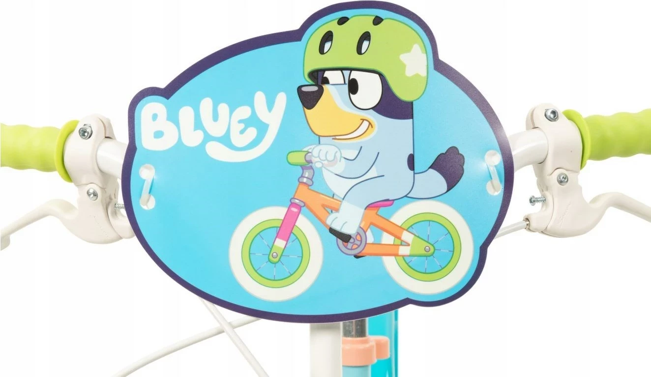 Otroško kolo TOIMSA Bluey 12 in, modro/limetno