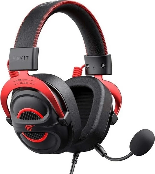 Gaming slušalke Havit H2002E Pro, z kabelom, črne