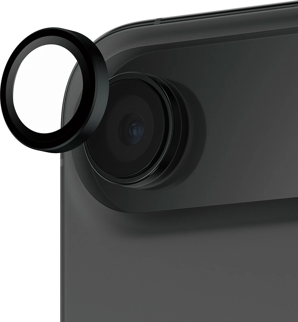 Mrežica za zaščito kamere PanzerGlass Hoops za iPhone Air, črna