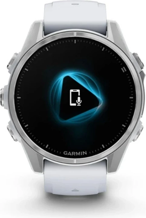 Pametna športna ura Garmin Fenix 8, 43 mm, AMOLED, 32 GB, GPS, srebrna