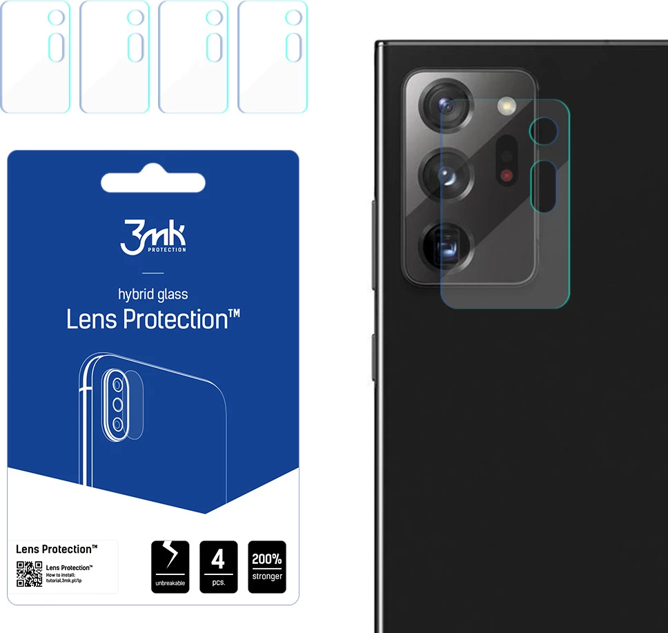 Zaščita za leče 3mk Protection za Samsung Galaxy Note 20 Ultra 5G, set 4 kos