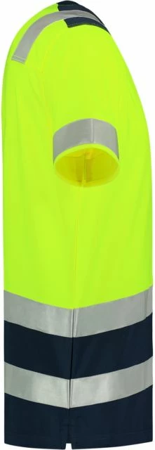 Visoko videnje dvobarvna majica za moške in ženske, Tricorp MLI-T0197, rumena
