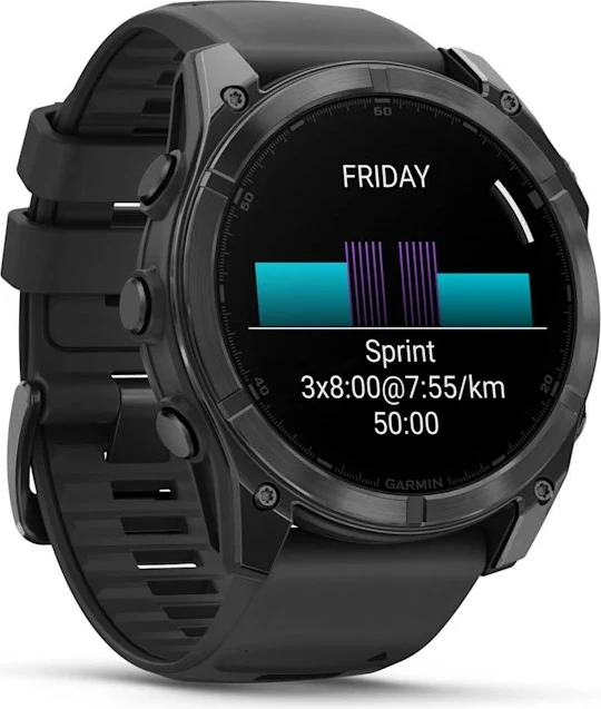 Pametna ura Garmin Fenix 8, 32GB, AMOLED, GPS, črna
