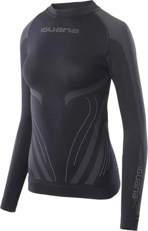 Termo majica za ženske Iguana, črna