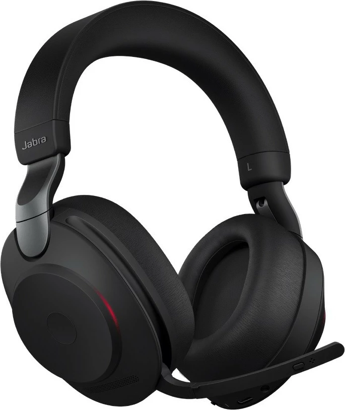 Slušalke Jabra Evolve2 85 Link380a UC, stereo, Bluetooth, ANC, črne